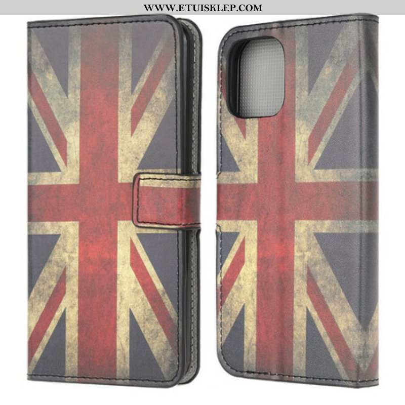 Etui Folio do iPhone 13 Mini Flaga Anglii